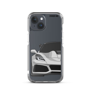 Silver C7 Corvette Zr1 - iPhone Case