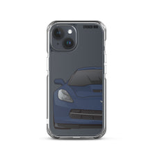 Load image into Gallery viewer, Night Race Blue C7 Corvette Stingray -iPhone Case