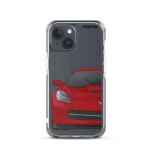 Crystal Red C7 Corvette Stingray - iPhone Case