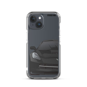 Black C7 Corvette Stingray - iPhone Case