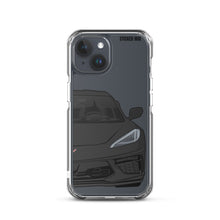 Load image into Gallery viewer, Black C8 Corvette - iPhone Case