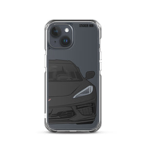 Black C8 Corvette - iPhone Case