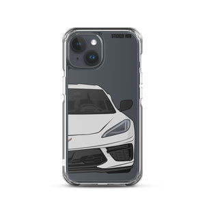 Ceramic Matrix Gray C8 Corvette - iPhone Case