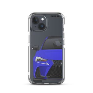 Ultrasonic Blue Lexus IS300 - iPhone Case