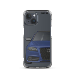 Estoril Blue B8 Audi S4 - iPhone Case