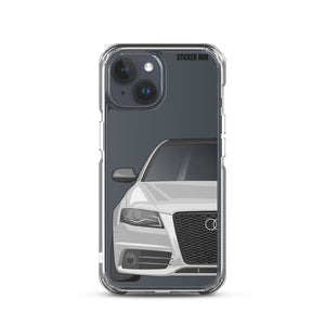 Silver B8 Audi S4 - iPhone Case