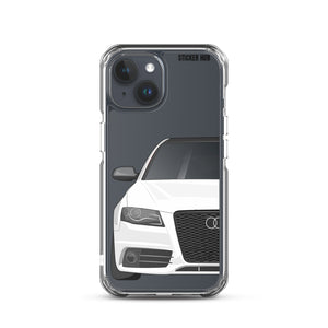 White B8 Audi S4 - iPhone Case