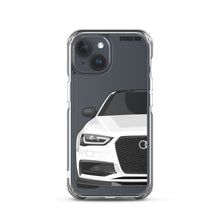 Load image into Gallery viewer, White B8.5 Audi S4 - iPhone Case