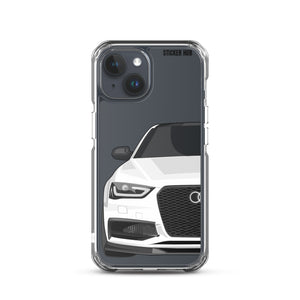 White B8.5 Audi S4 - iPhone Case