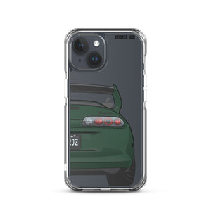 Green Toyota Supra - iPhone Case