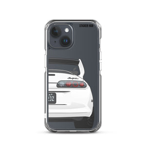 White Toyota Supra - iPhone Case