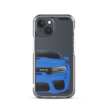 Load image into Gallery viewer, Blue Charger Hellcat (Widebody) - iPhone Case