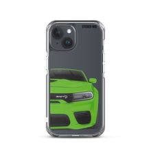 Load image into Gallery viewer, Green Charger Hellcat (Widebody) - iPhone Case