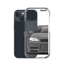 Load image into Gallery viewer, Gray R34 Nissan GTR - iPhone Case