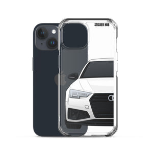 White B9 Audi S4 "Facelift" - iPhone Case