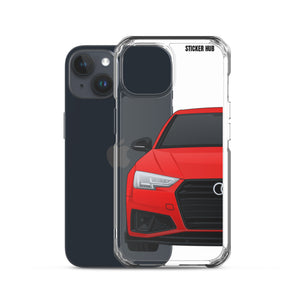 Red B9 Audi S4 "Facelift" - iPhone Case