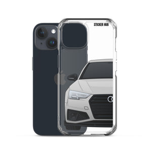 Silver B9 Audi S4 "Facelift" - iPhone Case