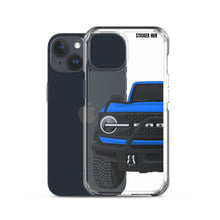 Load image into Gallery viewer, Blue Ford Bronco &quot;First Edition&quot; - iPhone Case