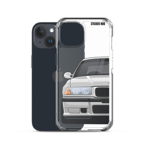 Silver BMW E36 - iPhone Case