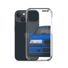 Load image into Gallery viewer, Blue BMW E36 - iPhone Case