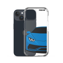 Load image into Gallery viewer, Blue Lamborghini Huracan - iPhone Case