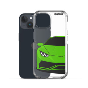 Green Lamborghini Huracan - iPhone Case