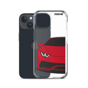 Red Lamborghini Huracan - iPhone Case