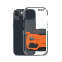 Load image into Gallery viewer, Orange Lamborghini Aventadoor - iPhone Case