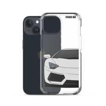 Load image into Gallery viewer, Silver Lamborghini Aventadoor - iPhone Case