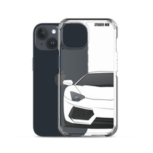 Load image into Gallery viewer, White Lamborghini Aventadoor - iPhone Case