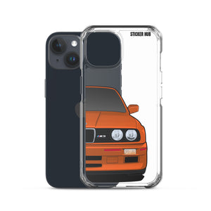 Orange BMW E30 - iPhone Case