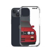 Load image into Gallery viewer, Dark Red BMW E30 - iPhone Case