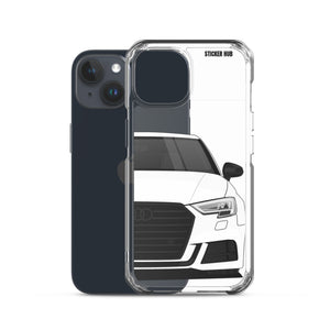 White B9 Audi S3 - iPhone Case