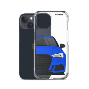 Ara Blue B9 Audi S3 - iPhone Case