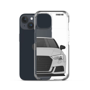 Silver B9 Audi S3 - iPhone Case