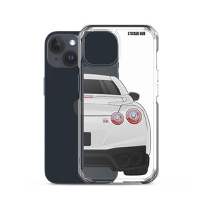 White R35 Nissan GTR - iPhone Case