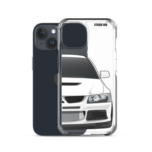 White Mitsubishi Evo - iPhone Case