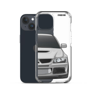 Silver Mitsubishi Evo - iPhone Case