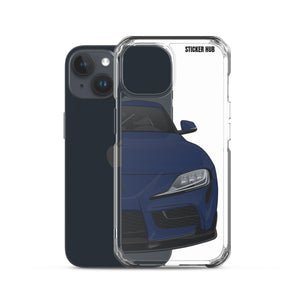 Downshift Blue MKV Toyota Supra - iPhone Case