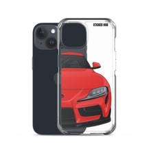 Load image into Gallery viewer, Renaissance Red MKV Toyota Supra - iPhone Case