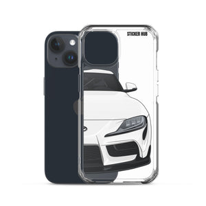 White MKV Toyota Supra - iPhone Case