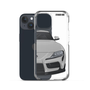 Silver MKV Toyota Supra - iPhone Case