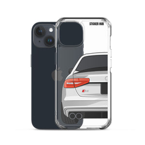 Silver B8.5 Audi S4 - iPhone Case