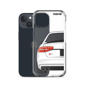 White B8.5 Audi S4 - iPhone Case