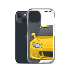 Yellow Honda S2000 - iPhone Case