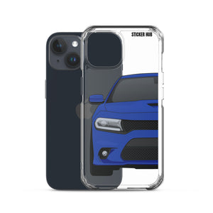 Blue 15-21 Charger - iPhone Case