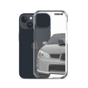 Crystal Grey 06-07 Subaru WRX STI - iPhone Case