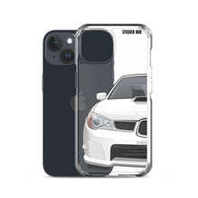 Load image into Gallery viewer, White 06-07 Subaru WRX STI - iPhone Case