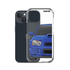 WR Blue Pearl 03-05 Subaru WRX STI - iPhone Case