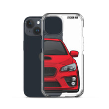 Load image into Gallery viewer, Lightning Red 15-17 Subaru WRX STI - iPhone Case